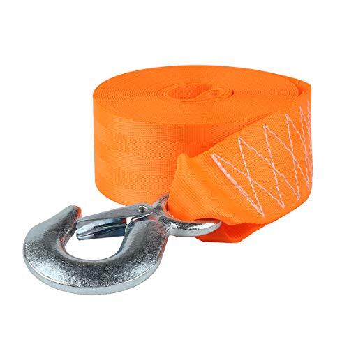 Boat Trailer Winch Strap With Hook Replacement 2''x21' Heavy Duty Boat
