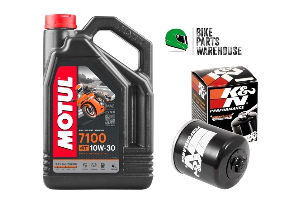 Oil & Filter Kit K&N For BMW R 1200 C AVANTGARDE 1999-2003 Motul 7100 10W30 - Image 2 of 4