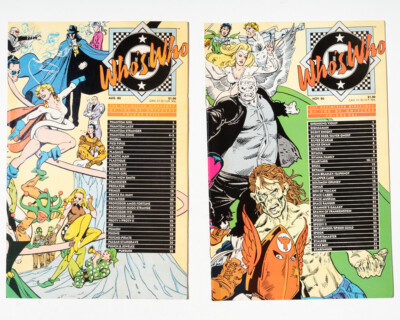 Who's Who in the DCU 18 and 21 Jaime Hernandez Howard Chaykin Dave Stevens