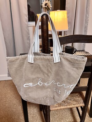 Girls Vintage Taupe abercrombie kids 2000's Tote Bag 19X19 | eBay