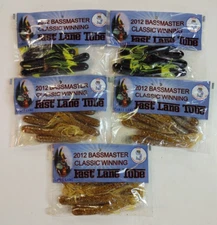 (5) Luck E Strike Fast Lane Bobby Lane Tubes Fishing Lures Lot of 5 Packs