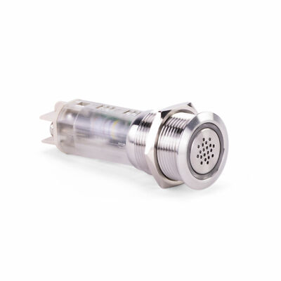 Sierra EA01040 Marine Buzzer, Stainless Steel w/ Flashing LED Warning