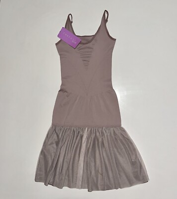 Chacott Daily brand new shapewear dress with tutu puffy layered trim