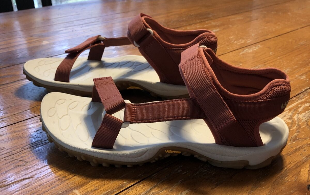 Sandali sportivi nuovi in scatola sequoia Merrell (Borgogna) Kahuna Web donna 11