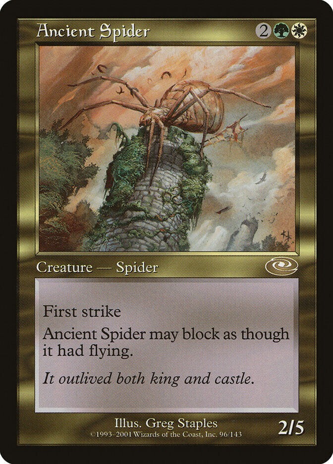 Ancient Spider Planeshift MtG LP to NM