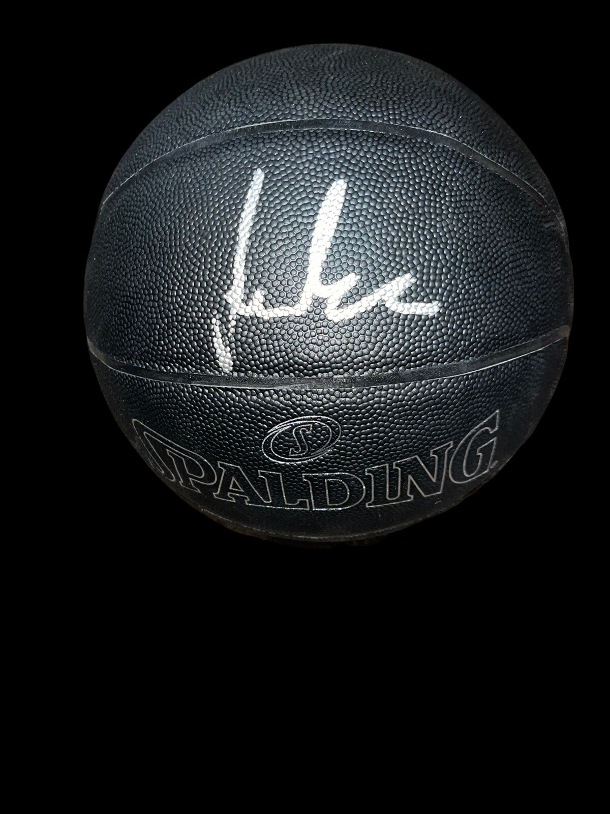 Tari Eason Autographed Signed LSU Tigers SPALDING NBA BLACK BASKETBALL HOUSTON ROCKETS BAS 2 