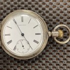LONGINES Antique Art Deco 800 Silver Collectable Pocket Watch #301508