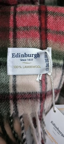 Sciarpa tartan Edimburgo 100% lana d'agnello Macduff abito - Foto 6 di 9