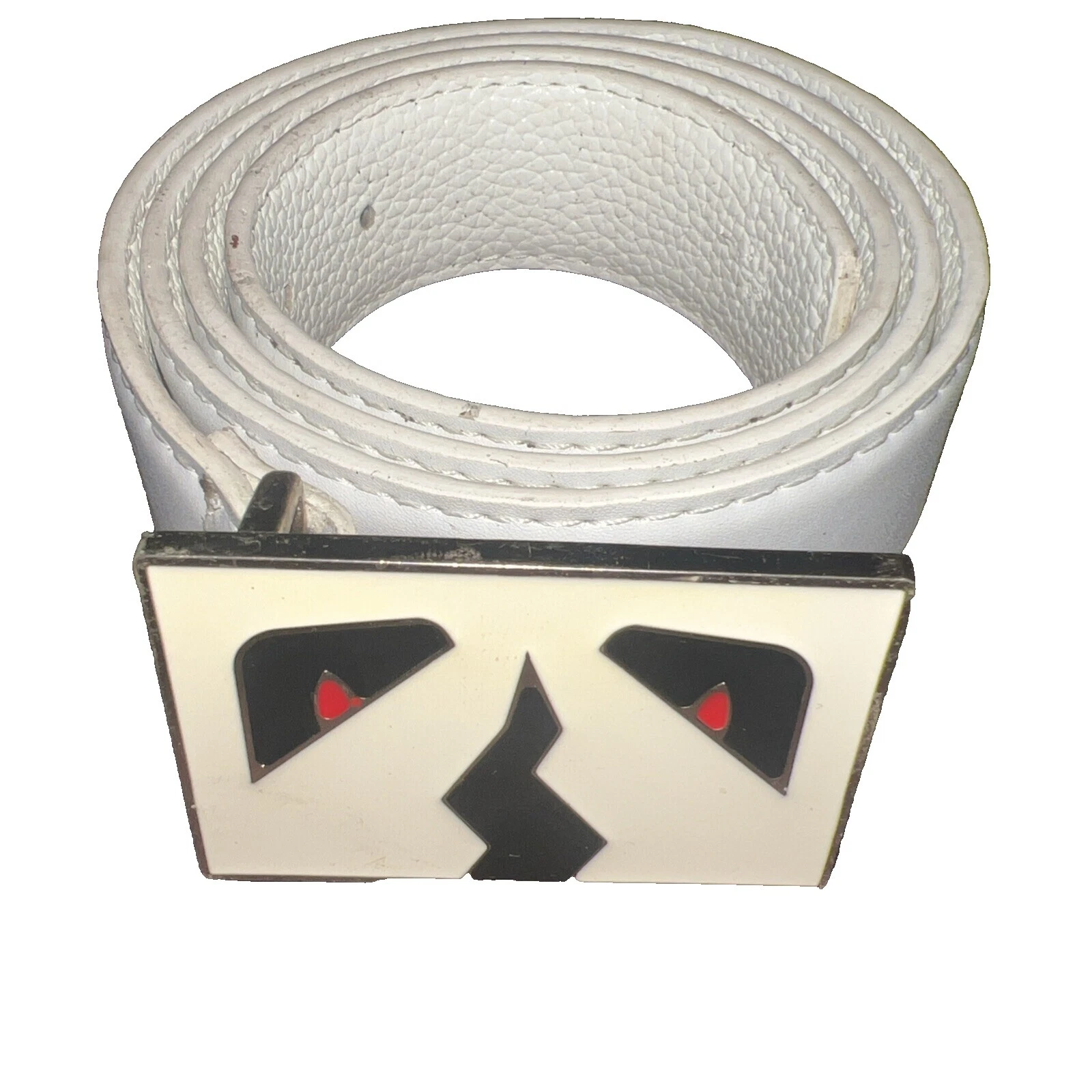 Cinturones Fendi Cuero Blanco para hombres