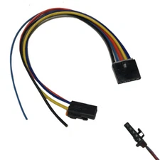 New 2 Heads 5 Wires Blower Motor Pigtail Connector Harness For Ford Chevrolet