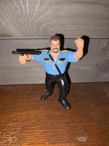 VINTAGE WWF HASBRO BIG BOSS MAN SERIES 3 W/NIGHTST...