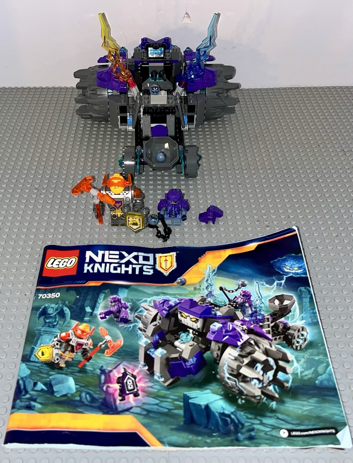 Lego 70350 Nexo Knights The Three Brothers Set With Minifigures Manual