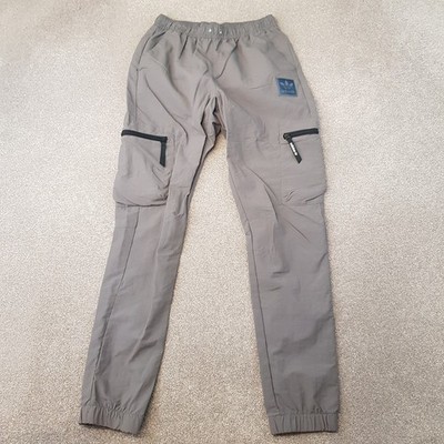 Adidas Tracksuit Bottoms Small Grey Cargo Technical Pants Originals SST Box Logo