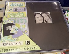 K Company 12 X 12" Delight Scrapbook Kit 49 Pieces New in Sealed Box