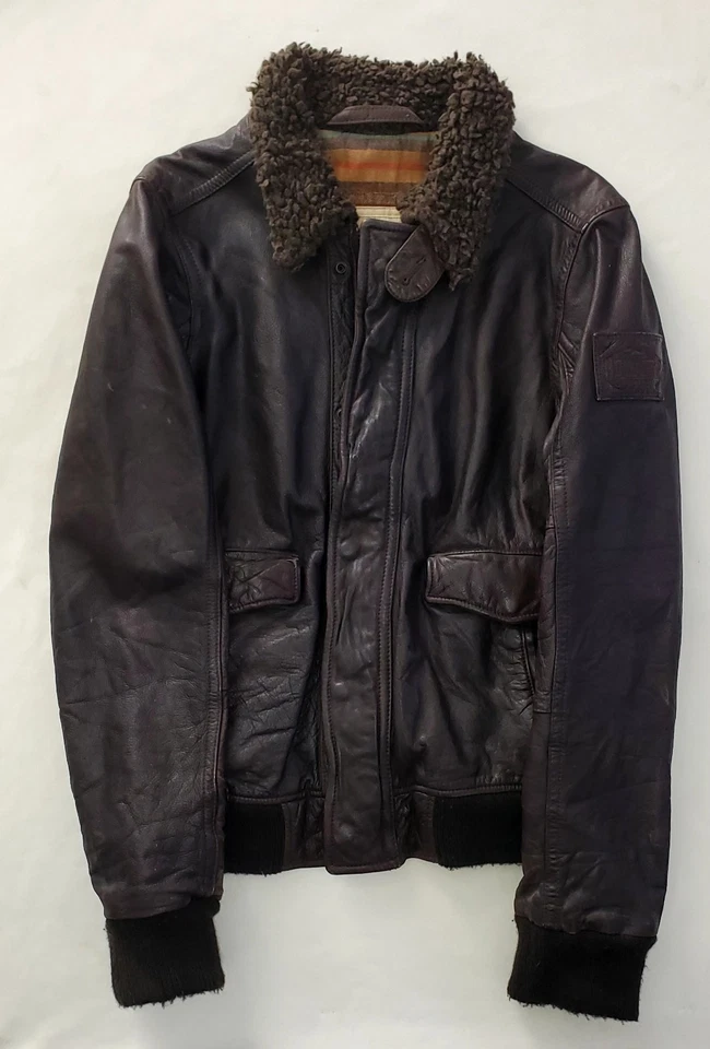 Chaqueta de cuero Hollister Palm Canyon talla grande Foto 3 de 4