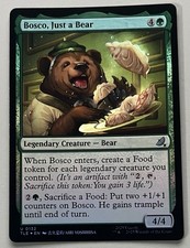 MTG Avatar: TLE Bosco, Just a Bear Legendary Creature UNCOMMON FOIL #0132