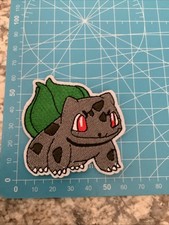 Bulbasaur Pokemon Sew or Iron On Embroidered ...