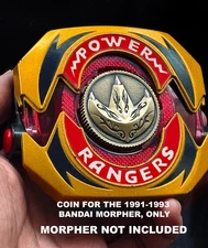 Mighty morphin Power Rangers Dragonzord spirit metal power coin for 1993 morpher