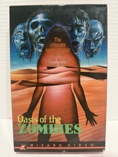Oasis of the Zombies 1982 VHS Wizard Video Big Box Horror