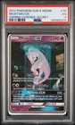 2017 POKEMON SUN & MOON SHINING LEGENDS SECRET #78 MEWTWO GX PSA 3