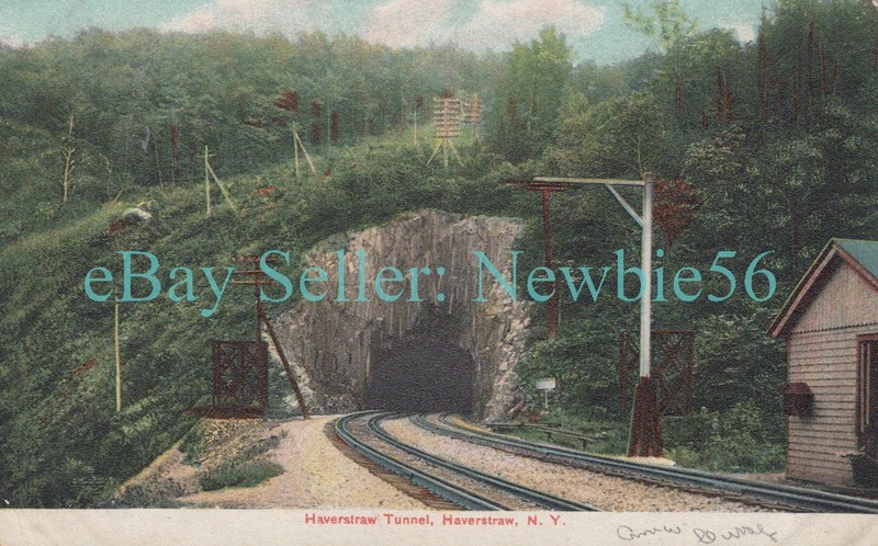 Haverstraw NY - O&W RAILROAD TUNNEL - Postcard Rockland County