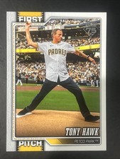 2026 Topps Series 1 #FP-6 Tony Hawk First Pitch San Diego Padres