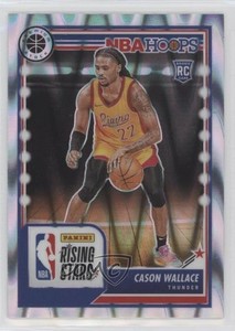 2023 NBA Hoops Premium Stock Rising Stars Seismic Prizm Cason Wallace Rookie RC