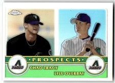 2003 Topps Chrome Chad Tracy / Lyle Overbay PROS, EXCH Silver Refractors #434