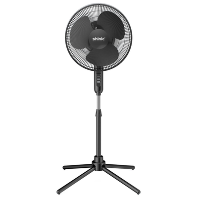 #ad #ad 16quot; 3 Speed Oscillating Pedestal Fan with Folding Base Adjustable Height and Ti $15.83