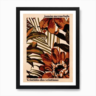 Botanik 1 Kunstdruck gerahmt Wandbild Poster Leinwanddruck Bild