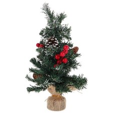 1pc Mini Christmas Tree Adornment Desktop Ornament Home Decor Xmas Tree