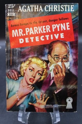 Mr. Parker Pyne, Detective by Agatha Christie 1951 Dell mapback #550