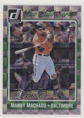 2017 Panini Donruss Elite Series 199/999 Manny Machado #ES-11 0q3