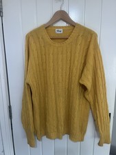 N Peal Men’s Cable Knit Cashmere Jumper