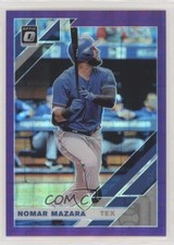 2019 Panini Donruss Optic Purple Pandora Prizm 79/99 Nomar Mazara #125 8t7