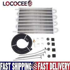 Universal Transmission Oil Cooler Kit 8 Pass Tube And Fin Oil Cooler Kit Oc-1405