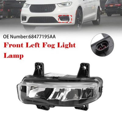 Front Left LED Fog Light Fits Chrysler Pacifica 2021-2024 Ram 1500 2020-24