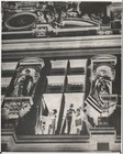 1927 Aviation Hero Charles Lindbergh Waves US Flag @ Paris Hotel Film Negative — photo 2