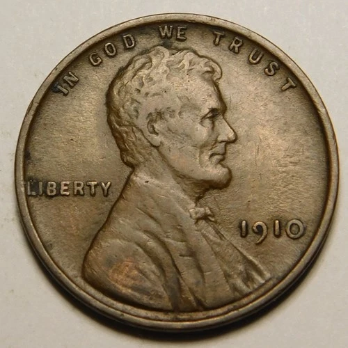 1910 P Lincoln Wheat Cent Penny VF-EF   "Actual Coin Pictured"