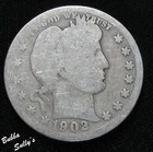 1902-O Barber Quarter — photo from another recent sale