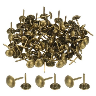500Pcs Upholstery Tacks 0.39'' x 1/4'' Thumb Nails Pins for Sofa Furniture