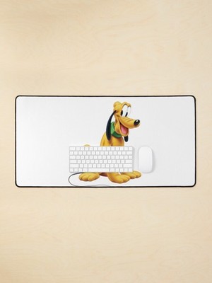 Disney Mickey Mouse Happy Pluto Dog Large Desk Mat Gift For Friends