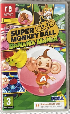 Super Monkey Ball Banana Mania (Nintendo Switch), Spiel EN Downloadcode, NEU OVP