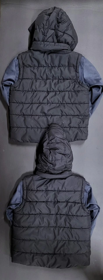 Nike Boys Puffer Jacket Boys Size 6-7 Large Coat Black Just Do It - 2 coats! - Image 2 of 4