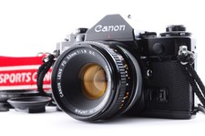 Canon A-1 Black / Lens FD 50mm f/1.8 S.C. Exc  SLR Film Z2102