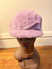VINTAGE Kangol Furgora Sue Cap Hat Angora Fur Women  s Newsboy Beret Purple