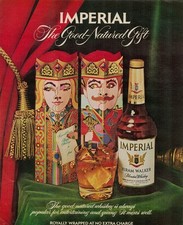 1972 Imperial Hiram Walker Blended Whiskey Vintage Print Ad L1 1972 Imperial Hiram Walker Blended Whiskey Vintage Print Ad L1