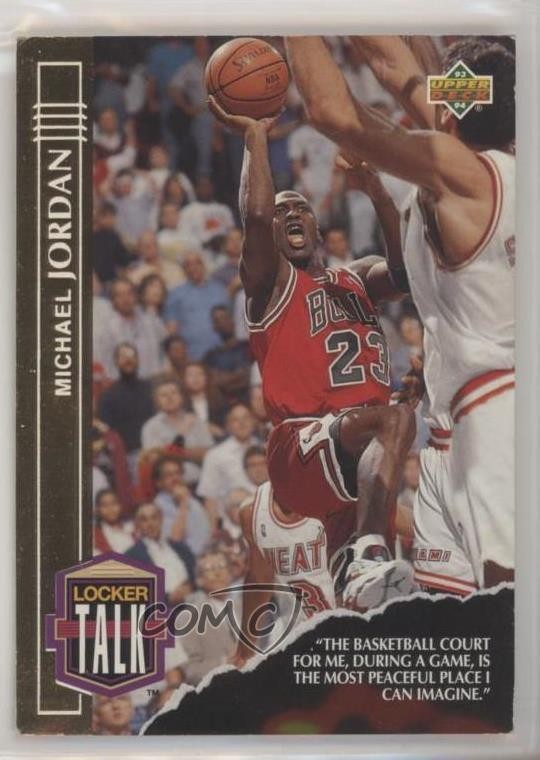 1993-94 Upper Deck Locker Talk Michael Jordan #LT1 HOF 3c5