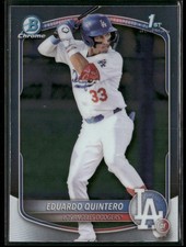 2025 Bowman #BCP-115 Eduardo Quintero Chrome Prospects
