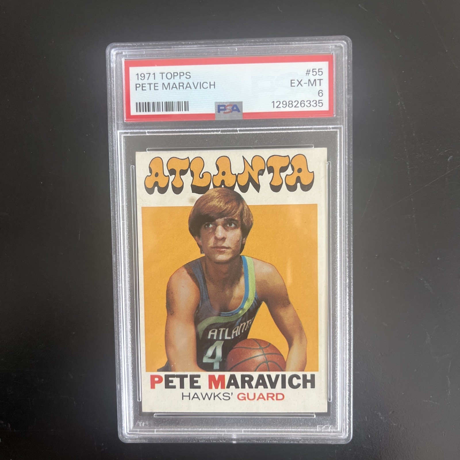 1971 Topps Pete Maravich #55 PSA 6 Atlanta Hawks Legend! Looks Better